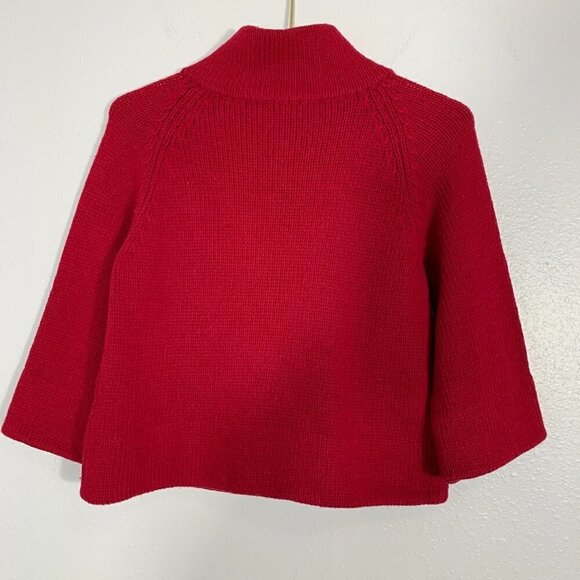Trina Turk Red Cropped Jacket - Picture 2 of 8
